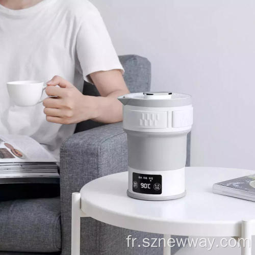 Kettle d&#39;eau électrique portable pliante de l&#39;élément de vie